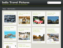 Tablet Screenshot of indiatravelpictures.com